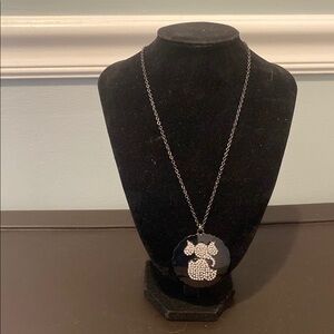 Amrita Singh Gunmetal Elephant Statement Necklace New With Tag 18 Inch